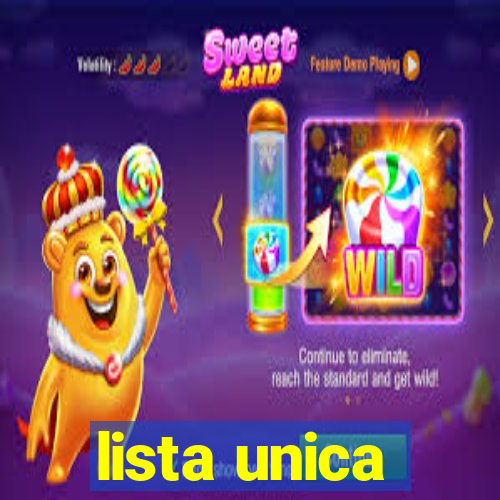 lista unica